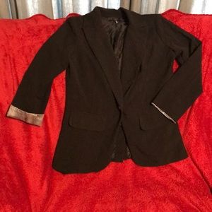 Black 3 Quarter Length Jacket